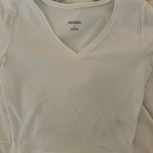 Target white t-shirt, size medium, worn once, and is cropped.